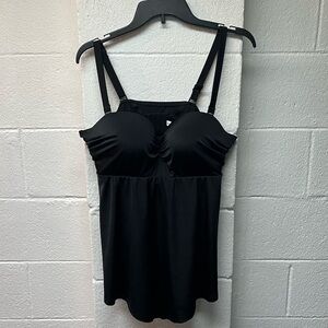 Lane Bryant Black Women's Swim Tankini
